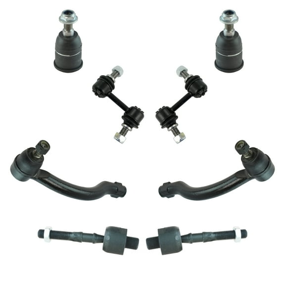 TRQ Front Ball Joint Tie Rod End Sway Bar Link Steering Suspension Kit Set 8pc PSA65035