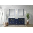 thumbnail image 6 of Volez 72 in W Navy Blue Double Bath Vanity with Side Cabinet, and White Ceramic Top, 6 of 6