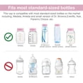 thumbnail image 2 of Maymom Solid Lids with Sealing Ring for Standard Sized Bottles; Bottles Lids Compatible with Medela Bottles, Ameda, and Small Sized Nuk, Playtex, Gerber Bottles; 8pc (Pink), 2 of 7