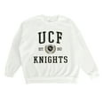 thumbnail image 4 of Women's Gameday Couture White UCF Knights Premium Fleece Drop Shoulder Oversized Pullover Sweatshirt, 4 of 4