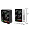 thumbnail image 3 of 6 In 1 Air Quality Detector Lcd Large Screen Co2 Meter Pm2.5 Pm10 Hcho Tvoc Co Co2 Co Carbon Dioxide Formaldehyde Monitor, 3 of 4