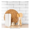thumbnail image 4 of Canister Homecreations Metal Blanco con Tapa Bambú 2400ml, 4 of 4