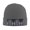 Deep Heather, variant on Thin Blue Line Flag Pattern Winter Beanie Hats for Men Women Warm Cozy Knitted Cuffed Skull Cap Blue