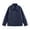 Blue, variant on Women's Fall Boyfriend Faux Suede Leather Jacket Casual Midi Long Button Down Collared Shacket Coat with Flap Pockets Burgundy