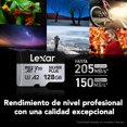 thumbnail image 3 of Lexar Professional Microsdxc 128gb Silver Plus U3 V30 A2 con regalito, 3 of 8