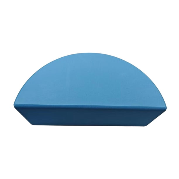 Bloque de yoga EVA suave de alta densidad, antideslizante y de apoyo para ejercicios de fitness. Azul