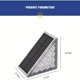thumbnail image 3 of 2pcs Solar Step Lights LED Solar Stair Lights Outdoor Waterproof Solar Step Lights For Hallway Path Doorway Garage Doorway, White, 3 of 4