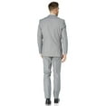 thumbnail image 4 of Adam Baker Men's Classic Fit 3-Piece Jacket, Vets, Trousers Vested Suit Set - Many Sizes & Colors Available, 4 of 4