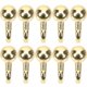 thumbnail image 4 of 10 Uds. De ganchos de Metal para colgar, ganchos para cuadros de pared, ganchos para colgar cuadros de alta resistencia HOMEMAXS MX16340860, 4 of 5