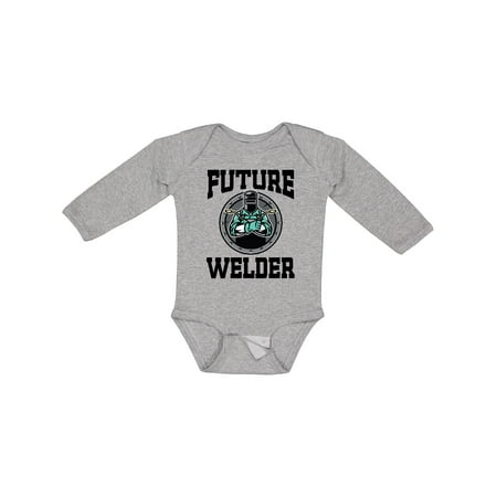 

Inktastic Welding Future Welder Baby Clothes Gift Baby Boy or Baby Girl Long Sleeve Bodysuit