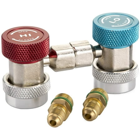 r134a sae fittings freon coupler manifold hochdruck klimaanlage schnellkupplung niederdruck dedc stecker magiin einstellbar 2er zoll