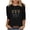 A-Black, variant on successthop Womens Halloween Shirts Plus Size Pumpkin 3/4 Sleeve Tee Skeleton Tops Holiday Fall Vacation Clothes Black