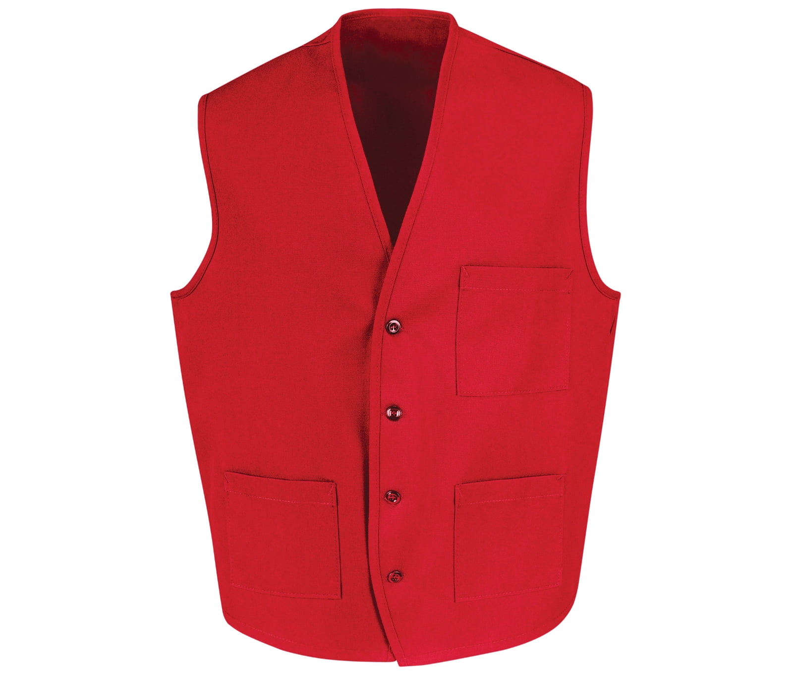 Red Kap Unisex Button Front Vest
