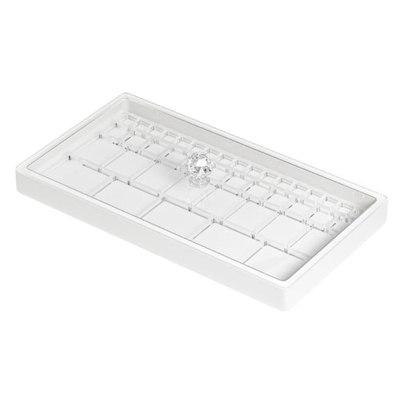 Zeiwohndc Acrylic Watch Organizer Watch Parts Storage Anti Dust Tray for Watchmakers