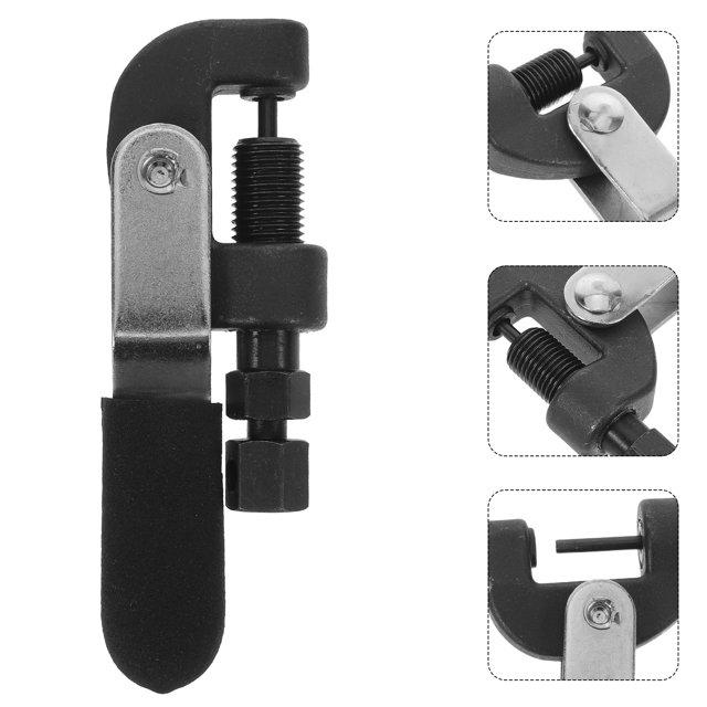 WASHWEPE Herramienta De Para Desmontar Cadena Universal De Motocicleta Y Color Negro