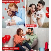 Printed TP I Love The Poop Outta You Valentine's Printed Toilet Paper Gag Gift - Funny Toilet Paper Roll for Prank, Bathroom Decor, Romantic Novelty Valentines Day Gift for Him or Her - 500 Sheets