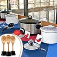 thumbnail image 3 of WQNZMADO 3 Pieces Golden Spoon Award Trophies Set Chili Cook Off Wood Spoon Prizes Wooden Engraved with Trophy Base Cooking, 3 of 4