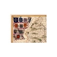 thumbnail image 3 of Historic Map - Oxfordshire County England - Jansson 1646 - 23 x 29.08 - Vintage Wall Art, 3 of 5
