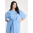 thumbnail image 3 of ELOQUII Women's Plus Size Cross Front Flutter Sleeve Dress, 3 of 6
