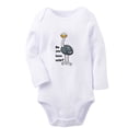 thumbnail image 2 of iDzn Do You Have Milk Funny Rompers, Newborn Baby Unisex Bodysuits, Infant Animal Ostrich Graphic Jumpsuits, Toddler Kids Long Sleeve Oufits (White, 6-12 Months), 2 of 5