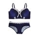 thumbnail image 1 of Coordinado brasier peto lago y bikini azul estampado Carnival mod. C21425-71425 32B, 1 of 2
