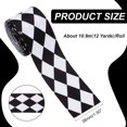 thumbnail image 2 of HAOAN 20Yards Blue Sky White Clouds Ribbon 1 Inch Wide Sky Clouds Polyester Ribbon 0.3mm Thick White and Blue Decorative Ribbon, 2 of 9