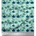 thumbnail image 1 of Soimoi Rayon Fabric Coral & Fish Ocean Printed Fabric 1 Yard 42 Inch Wide, 1 of 3