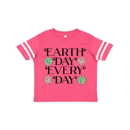

Inktastic Earth Day Every Day- watercolor flowers Gift Toddler Boy or Toddler Girl T-Shirt