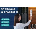 thumbnail image 2 of -R Garage Door Opener Keypad and 2 Pack G3T-R 3-Button Remote, for Genie Intellicode Technology and Overhead Opener, 2 of 5