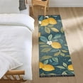 thumbnail image 3 of Yayeee Runner Rug for Bedroom 2'x6' Machine Washable Hallway Non Slip Mat, Blue Lemons, 3 of 8