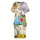thumbnail image 4 of Vestido de noche holgado con bolsillo y logotipo de dibujos animados de Sixba, vestido de fiesta para mujer, 4 of 7