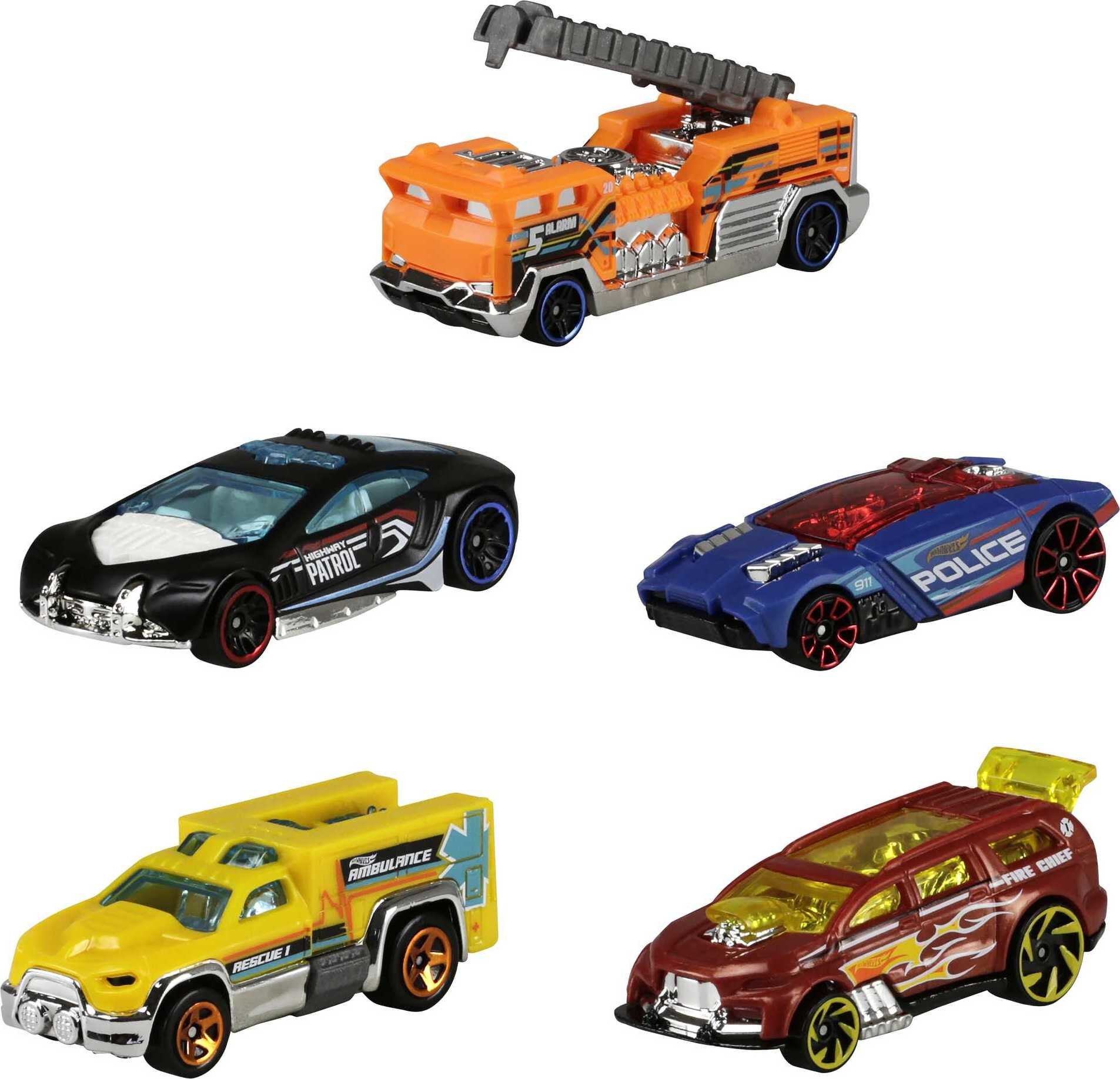 Hot Wheels Cars, 5-Pack of Die-Cast Toy Cars or Trucks in 1:64 Scale (Styles May Vary) - image 7 of 7