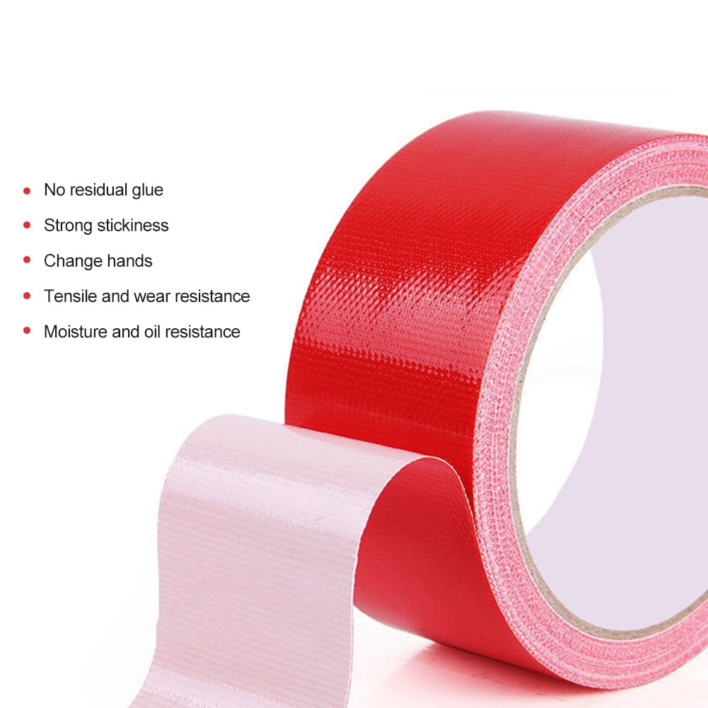 1 RED Gaffer Gaffa Duck Duct Cloth Tape 50mm 50m Roll All Weather Heavy Duty DIY 
