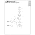 thumbnail image 3 of Kingston Brass CC44450DX 5/8-Inch O.D. Comp x 1/2-Inch O.D. Comp Quarter-Turn Straight Shut-Off Valve in Matte Black, 3 of 5