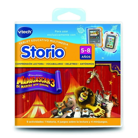 Vtech Spanish - Vtech Storio Juego Madagascar 3 - En Espanol