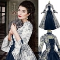 thumbnail image 1 of Robes Style Gothique Grande Taille pour Femmes Robe Midi Manches Longues Évasées Mode Soirée avec Design Élégant, 1 of 3