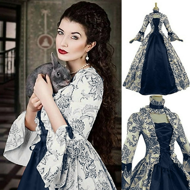 Robes Style Gothique Grande Taille pour Femmes Robe Midi Manches Longues Évasées Mode Soirée avec Design Élégant