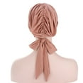 thumbnail image 3 of Skymirror Women Turban Hat Solid Color High Elastic Sweat Absorption Breathable Lint Free Decorative Machine Washable Pre-Tied Head Scarves Women Headwear Turban for Male, 3 of 7