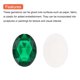 thumbnail image 4 of 10Pcs Gemas Ovaladas de Acrílico 30x40 mm Piedras de Rhinestone Artificiales para Manualidades DIY Boda Fiesta Verde, 4 of 6