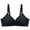 Black, variant on Bigersell Push up Bras for Women Full-Coverage Wireless Bra Ladies V-Neck Padded Bras No Underwire Women's Sports Bras Solid Color Comfort Soft No Wire Brassiere Everyday Wear Light Blue M