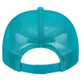 thumbnail image 4 of Men's New Era Aqua Miami Dolphins Vintage Team Rope A-Frame Trucker 9FIFTY Snapback Hat, 4 of 6