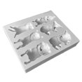 thumbnail image 2 of Gwong hogar 2 cavidades zapatillas para bebés pastel de silicona molde de fondant bandeja para hornear horneado Gwong 21029357, 2 of 7