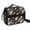 Basketball and Meteor, variant on Basketball and Star Gray Pattern Insulated Lunch Bag with Shoulder Strap and Bottle Holder,Bento School Lunch Bag Box,11x9.5x3.5 Inches