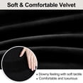 thumbnail image 2 of ChrumpTon 4 Pack Dining Chair Covers,Stretch Chair Covers,Chair Seat Covers for Dining Room Kitchen,Removable,Washable,Black, 2 of 10