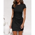thumbnail image 2 of Vestido Camisero Negro Pequeño Jormftte WMZL-907-3, 2 of 5