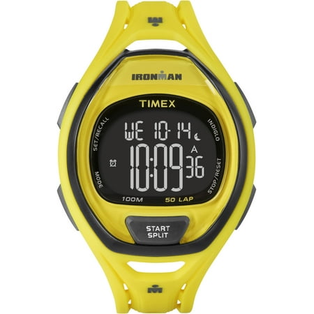 UPC 753048619634 product image for Men's Ironman Sleek 50 Neon Full-Size Watch, Yellow Resin Strap | upcitemdb.com