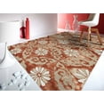thumbnail image 3 of Amer Kanoka KAN-11 Marsala Red 2' x 3' Rug, 3 of 3