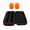 A, variant on Wireless Microphone Case Storage Box Double Handheld Mic Travel Box with Windscreen for Karaoke Singing Party Accessory