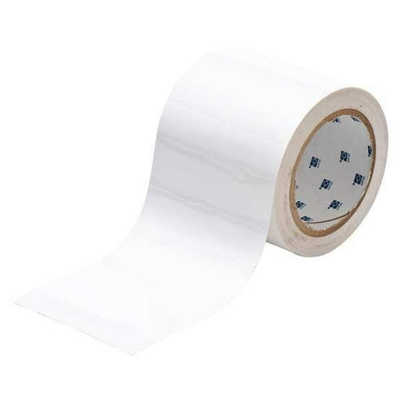 Brady Floor Tape,White,4 inx100 ft,Roll 104371
