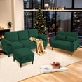 thumbnail image 6 of Soscana Sectional Sofa with Storage Ottoman and Loveseat, 3 Seat L Shaped Couch and 2 Seat Sofa,Living Room Furniture Set for Home Apartment Office Studio, 6 of 8